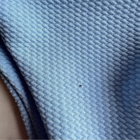 SHEIN Light Blue Textured Bikini Set Size Small - Picture 12 of 15